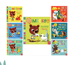 Nosy Crow、英文、外文、童書、小說、音效書、翻翻書、操作書、Bizzy Bear、忙碌小熊、Meekoo