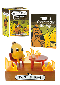 This Is Fine Talking Figurine