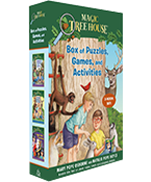 Magic Tree House Box of Puzzles, Games, and Activities (3 Book Set)(共3本平裝本)